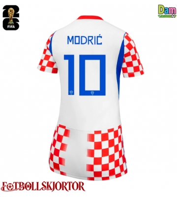 Kroatien Luka Modric #10 Hemmatröja Dam VM 2026 Kortärmad